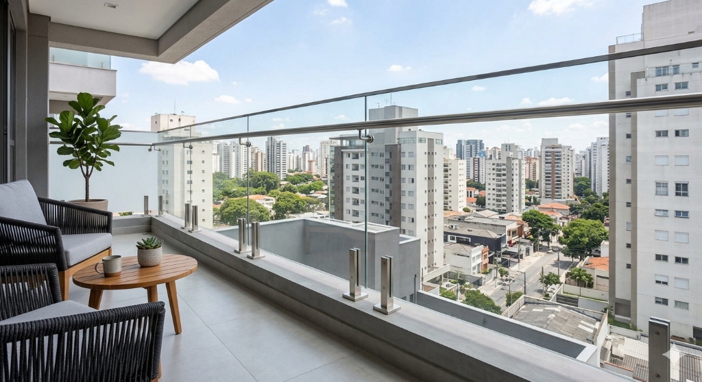 Guarda-corpo em Vidro